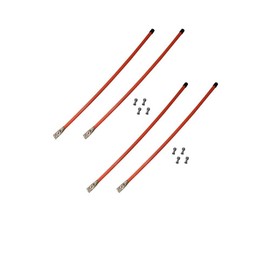 ACTIVLIFE for 2 Pair of 36" Universal Snow Plow Blade Marker Guide Kits Fluorescent Orange