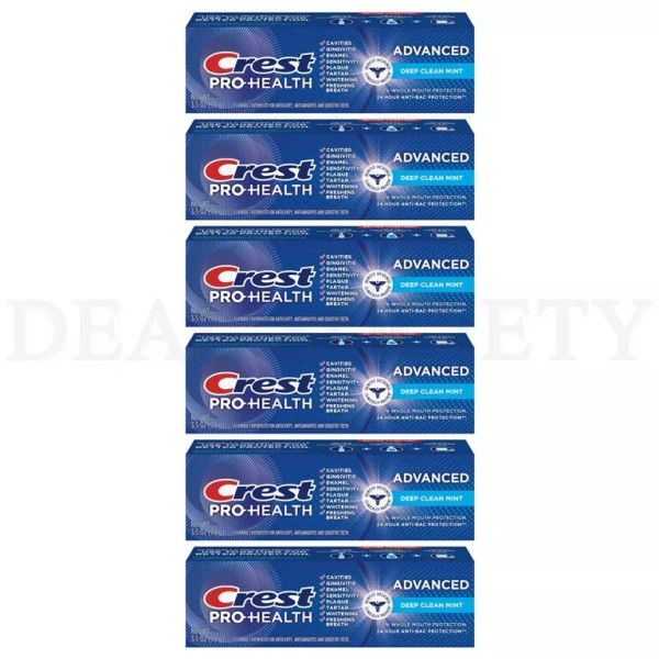 Crest Pro-Health Advanced Deep Clean Mint Toothpaste 3.5oz Lot of