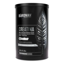 Birdman Creatina Monohidratada en Polvo | Alta Pureza | 90 Porciones | 450g