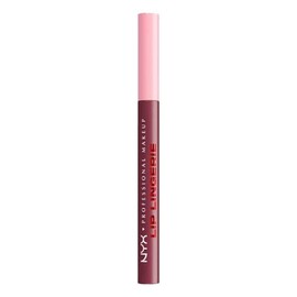 NYX Professional Makeup Lip Lingerie Lip Stain, Delineador para labios de larga duración, a prueba de agua, aplicador en formato boligrafo, Fórmula vegana, 1 ml - Tono Hot & Heavy
