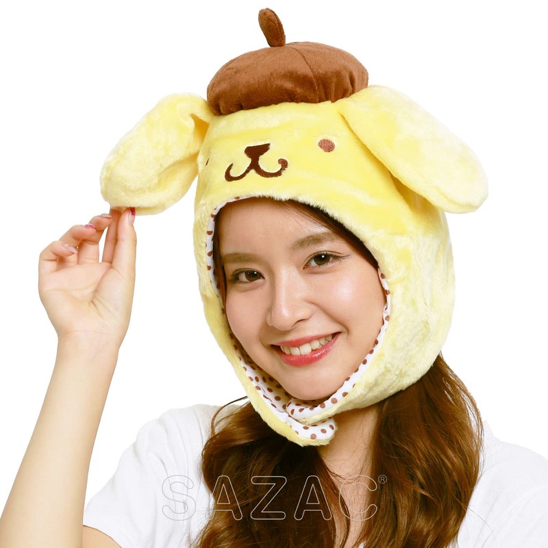 SAZAC Sanrio Pom Pom Pudding Kigurumi Cap
