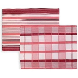 Soleil d'ocre Paella Viel von 2 712026 Tea Towel Jacquard Cotton Rose 50 x 70 cm