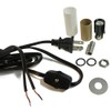 Mini-lamp Make-a-Lamp Repair DIY Kit Candelabra Socket 8' Black Cord