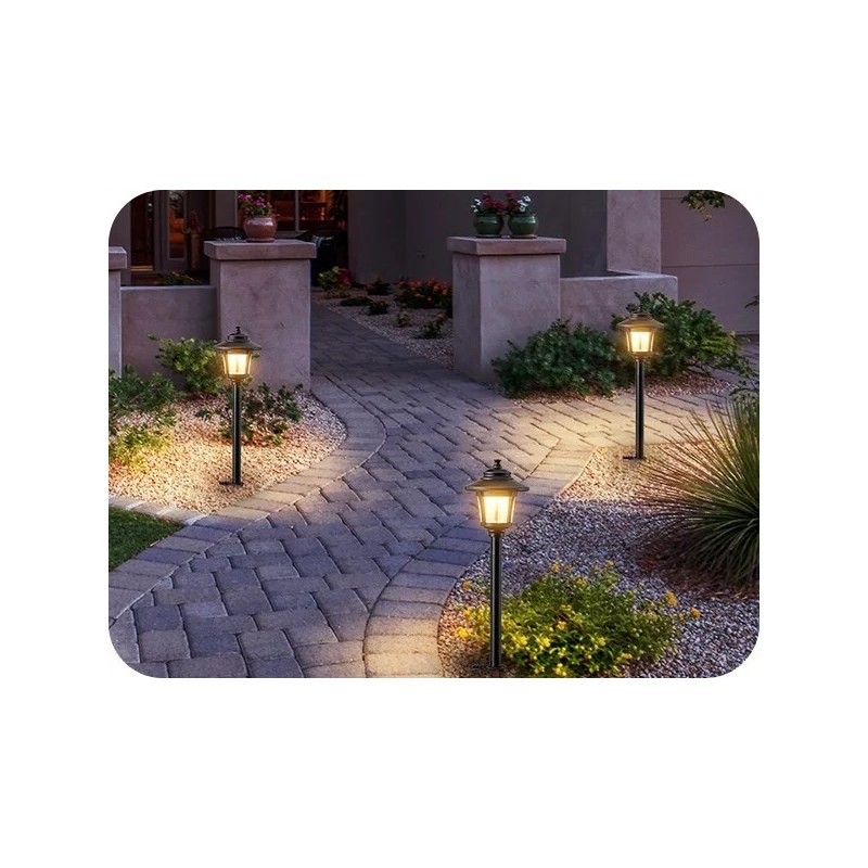 EDISHINE Low Voltage Landscape Lights, 12V 3W 120LM LED Pathway