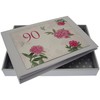 WHITE COTTON CARDS ROS90T , 90th Birthday, Tiny Album, English