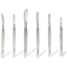 Callus Scraper Feet 6-Piece Set Dull Scalpels Professional Cream Scraper Spatula Stainless Steel Callus Remover Foot Care Scraper for Gentle Removal of Callus for Pedicure Callus Removal