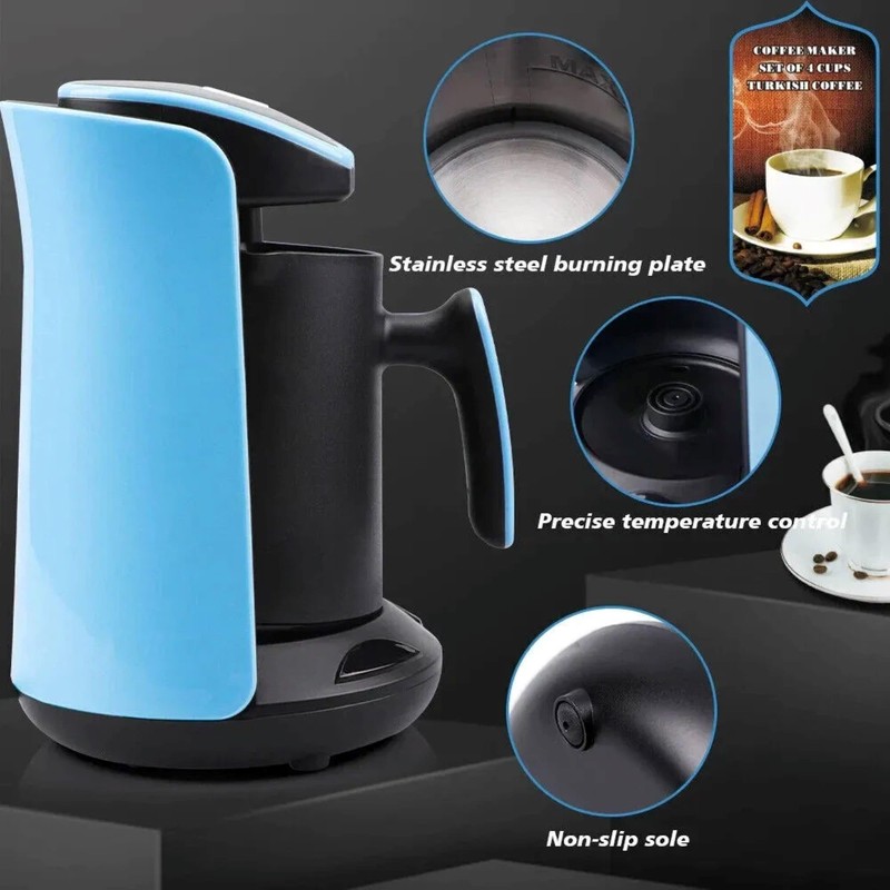 MARADO Turkish Arabic Greek Coffee Pot Maker Electric Machine 110v