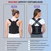 Corrector de Postura para Hombres y Mujeres,Corrector de Espalda,Tamaño Ajustable,Transpirable,Corrección