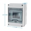SYIZYEN 5 Way Circuit Breaker Box, IP65 Distribution Protection Box