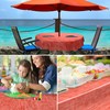 Washable Garden Tablecloth, Oilcloth, 200 x 140 cm, Cut Edge,