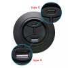 Mushe Power Recliner 5 Pin Round Switch Control with USB