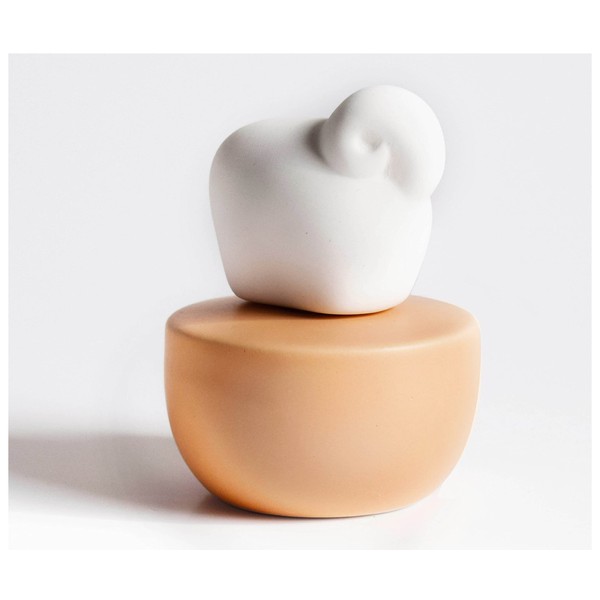 Auxo Gardens Pet Ceramic Essential Oil Diffuser for Aromatherapy,Battery-Free, for