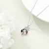 POPLYKE Cute Bunny Necklace for Women 925 Sterling Silver Rabbit