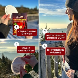 Thermopad Lower Body Warmers: Pack of 10 Heat Pads for up to 12 Hours of Warmth and Relaxation I Heat Pad