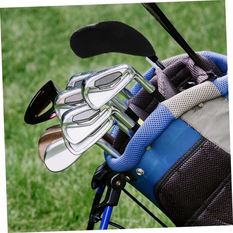KICHOUSE 10pcs Golf Iron Set Covers Golf Club Protectors Polyester