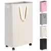 eFluky Slim Rolling Laundry Basket for Clothes, Bedroom & Dorm