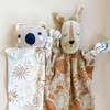 Kippins Organic Cotton Cuddle Blankie Comforter, Wolfie the Wolf