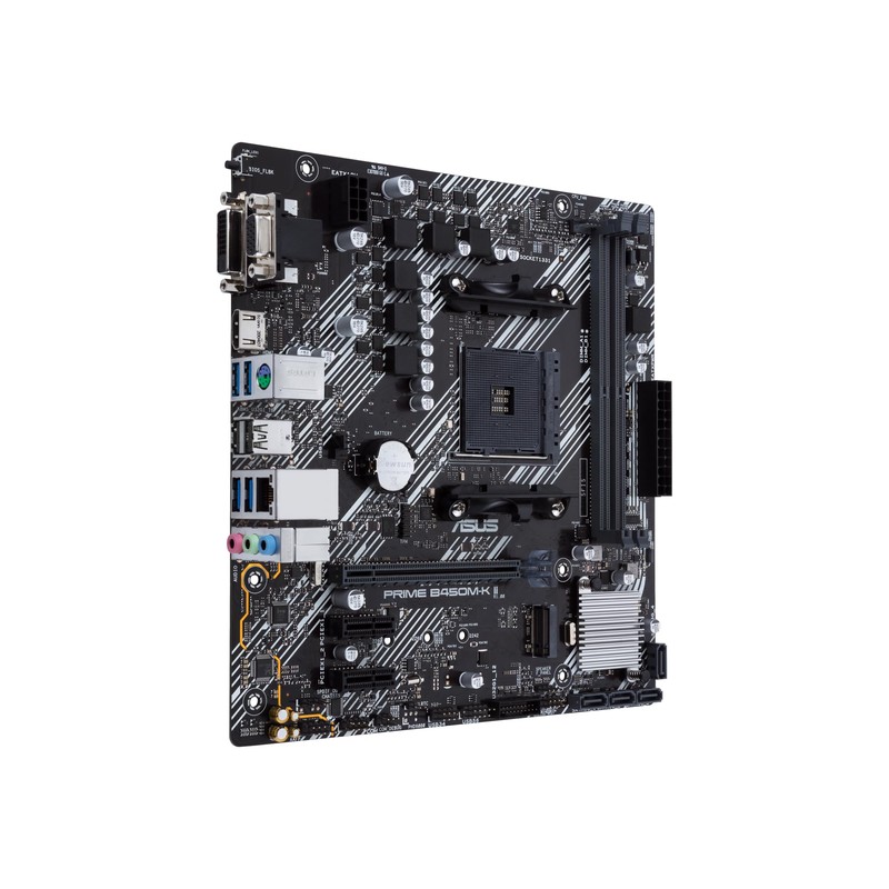 Asustek computer PRIME B450M-K II ATX +2GLN+U3.2+M2 SATA6+4XDDR9