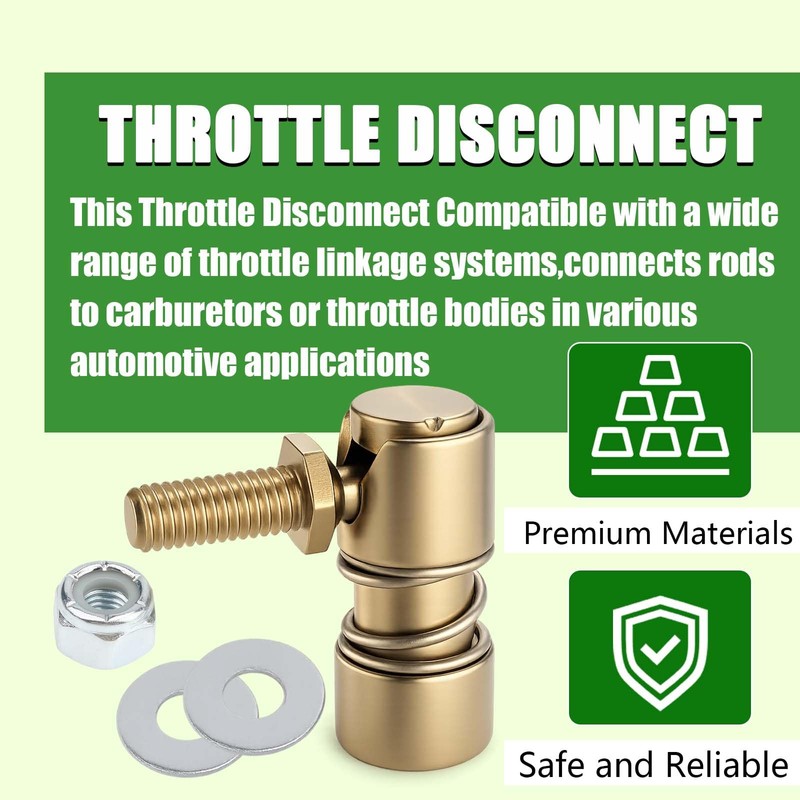 Throttle Disconnect for Quick Release Joint Ball, 1/4-28 in Thread