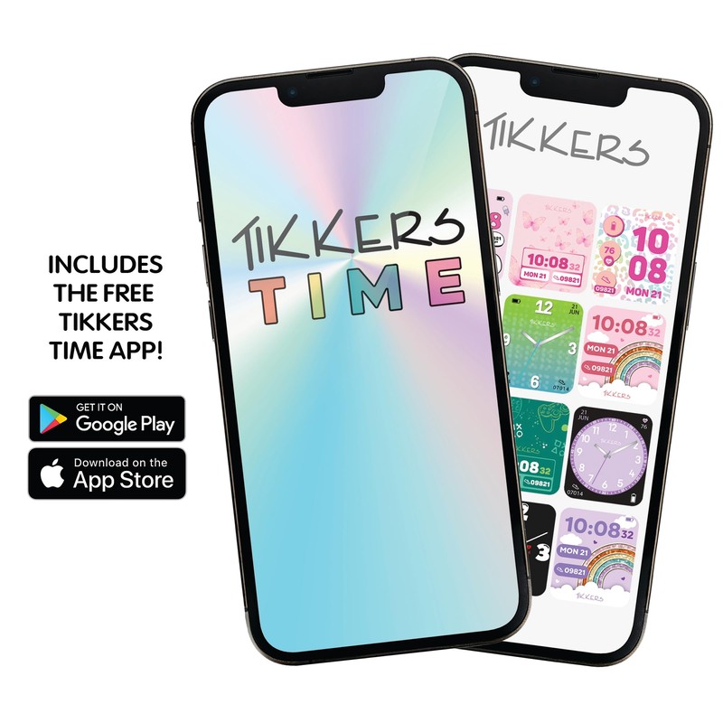 Tikkers Smart Series 13 - Pink Easy Release Fabric Strap