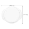 KICHOUSE Glass Microwave Cover Anti Splash Lid for Microwave Oven