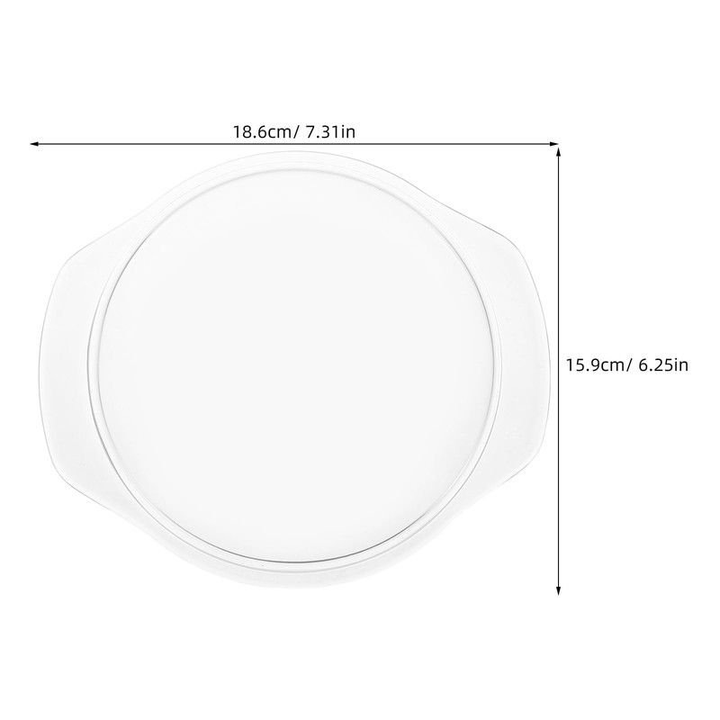 KICHOUSE Glass Microwave Cover Anti Splash Lid for Microwave Oven