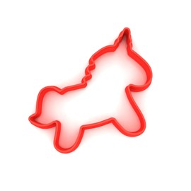 Custom Cutters Unicorn Shape Cookie Cutter | Large Plastic Cutter for Baking, Fondant, Clay, Pastry, Icing, Jewellery (10CM)