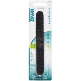 Trim Salon Board Blk 2pk Size Ea Trim Salon Boards Black Heavy Duty (100 Grit) & Medium (180 Grit) 00123 2ct
