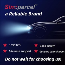 Sinoparcel HIR2 9012 Headlight Bulb, Daylight White 5000K, 12V 55W, Pack of 2