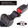 10L0L Universal 2/3-point Golf Cart Seat Belts, 42" Retractable Belts