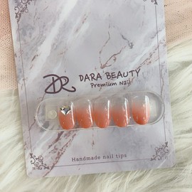 Next day delivery⭐Autumn gradient heart nail⭐ / 다음날 발송⭐가을 그라데이션 하트네일⭐