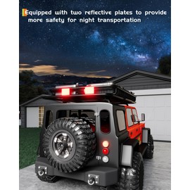 DEXSO 51" x 36" Universal Roof Rack Carrier Basket, 200 Lbs Capacity Roof Cargo Basket with Extension Luggage Holder Basket Heavy Duty for SUVs, Trucks, Vehicles