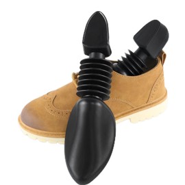 LANTRO JS 4 Piece Shoe Stretcher Set for Men, Adjustable Shoe Stretcher, Size 28 x 8.5 x 5.4 cm, black