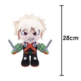 VFM - My Hero Bakugo Soft Toy Japanese Manga Character Plush Stuffed Toy Plush Toy Cute Stuffed Plushie, Gifts for Birthday, Valentine's Day Chirstmas - 28cm Multi-Coloured