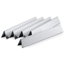 GRISUN 7620 17.5inch Flavorizer Bars for Weber Genesis 300 Series, SUS-304 Stainless Steel Heat Plates Deflectors for Genesis E310 E320 E330 S310 S320 S330 with Front Control Knobs Gas Grill, 7621