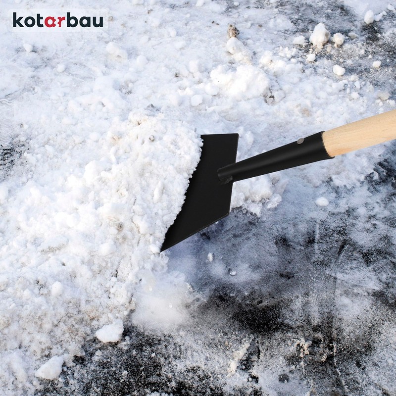 KOTARBAU® Ice Scraper 7 x 17 cm Powder-Coated Steel Ice