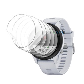 nvskvd Hydrogel Film for Garmin Forerunner 255 Music, 6 Pieces Clear HD Soft TPU Screen Protector Film Anti-Fingerprint