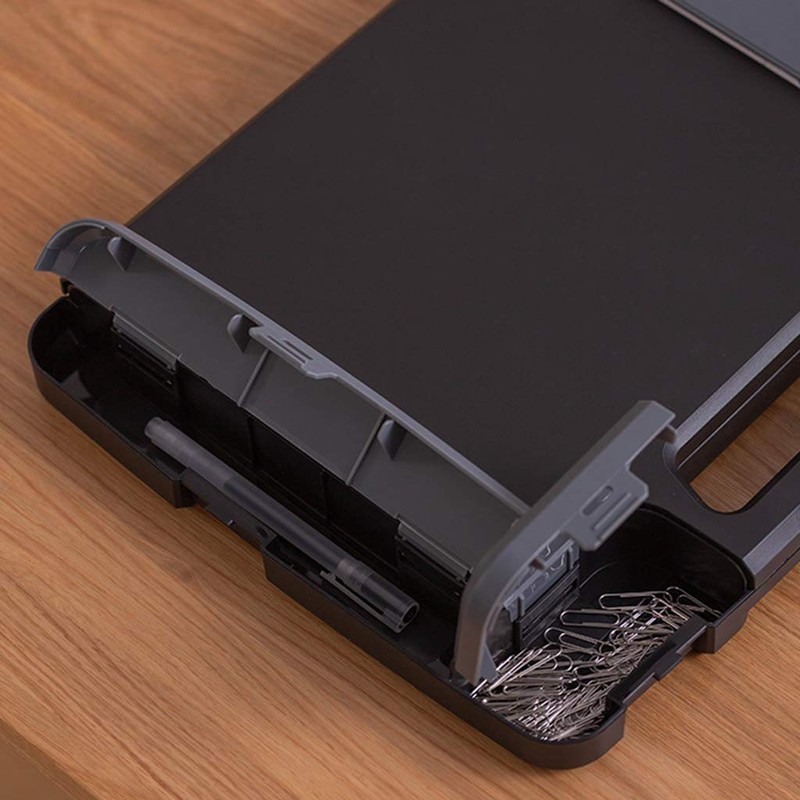Portable Clipboard Storage Plastic Case for A4 Sizes, Clipboard with