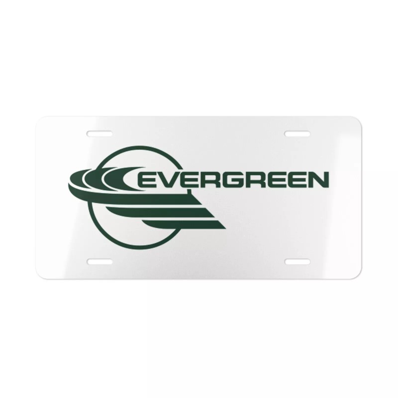 Evergreen Airlines Vanity Plate