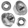 Topnorm24 - Flange Nut with Locking Toothing DIN 6923 Stainless