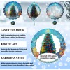3D Christmas Tree Wind Spinners for Yard and Garden Christmas