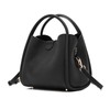 imeetu Women's Shoulder Bag, Premium Genuine Leather, 3-Way Handbag, 3-Compartment