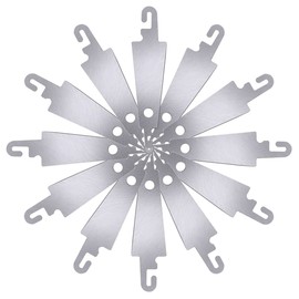 Needle Threader, 50 Pcs Stainless Steel Embroidery Cross Stitch Needle Threader Sewing Needlework Needle-Threading Tools for Large Eye Needles, Sewing, DIY HandMaking