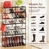SUFAUY 8 Tier Metal Shoe Rack 40 Pairs, Large Capacity