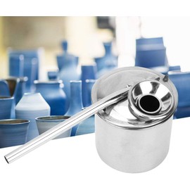 CYTGOUPER Pottery Painting Sprayer, Stainless Steel Glaze Spraying Machine Glaze Glazing Pot Painting, Ceramic Tools Pottery Glaze Sprayer for Pottery DIY Craft Making 200ml