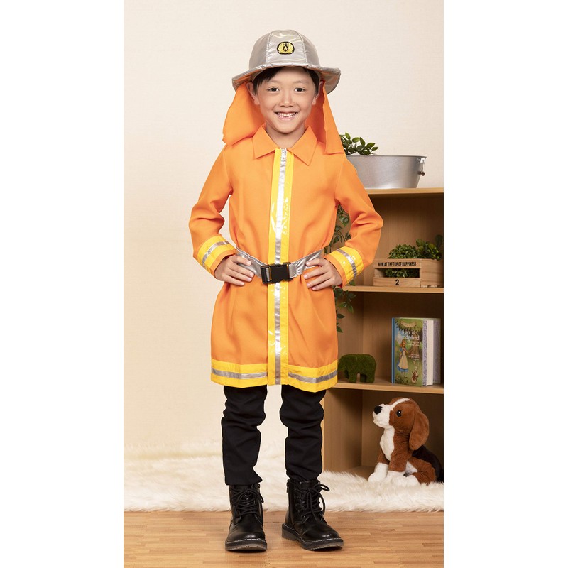 Children’s Career Costume, Firefighter Costume, Unisex, Boys Size 6 (120