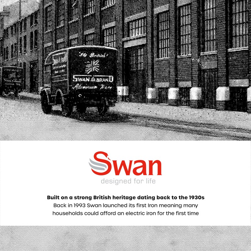 Swan Elevate Seamless Squeegee with Flexible Precision Rubber Blade, Perfect