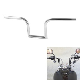 TCMT Chrome 7" Rise Z-Bar 1" Handlebar Bar Fit For Harley Sportster XL 883 1200 Dyna