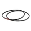 sourcing map 2 x A940/A37 V-belt, A profile, rubber drive