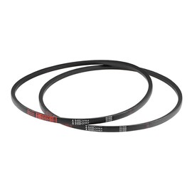sourcing map 2 x A940/A37 V-belt, A profile, rubber drive belt, 37 inches, inner circumference